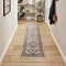 Vintage grey runner on floor image 1
