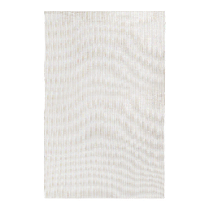 Waffle textured bedspread in natural