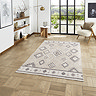 Whisper rug in beige on floor image 1