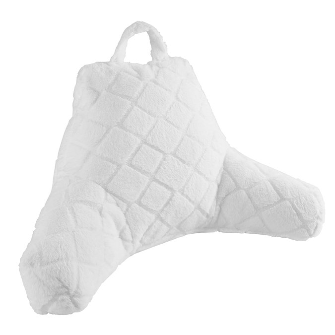 Cosy Diamond cuddle chair in white product view image 3