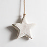 Rustic hanging star small