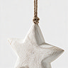 Rustic hanging star small