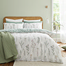 Wild Flowers Duvet cover set in green image 1