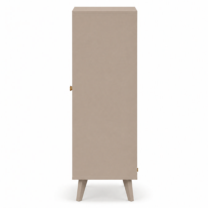 side on cut out image of taupe 2 door sideboard