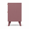 side on cut out image of 2 drawer bedside table