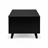 side on cut out image of black coffee table