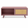 front on cut out image of rattan coffee table