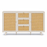 front on cut out image of three drawer sideboard