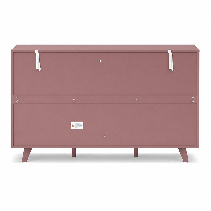 reverse cut out image of bold pink sideboard