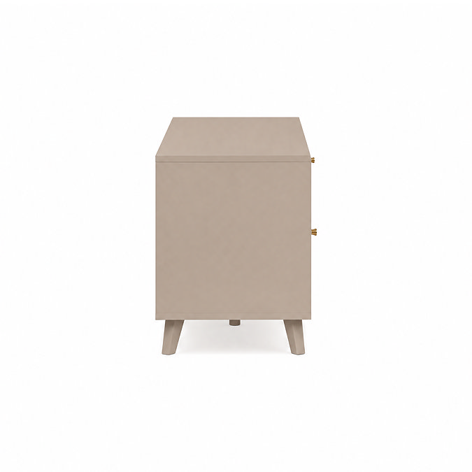 side on cut out image of taupe large tv unit