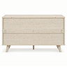 reverse cut out image of natural small tv unit