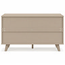 reverse cut out image of taupe small tv unit