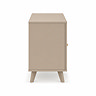 side on cut out image of taupe small tv unit