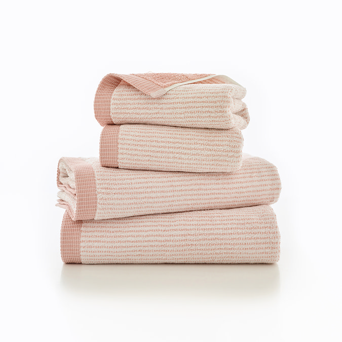 Willow Weave Towel in pink image