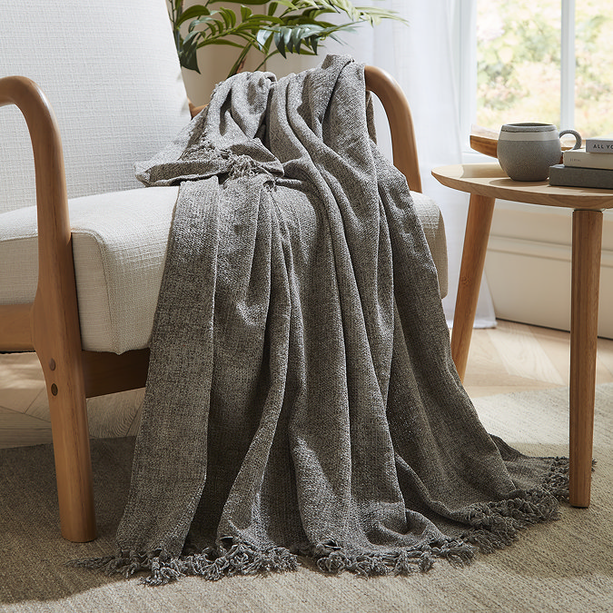 Wilson Throw Grey Lifestyle