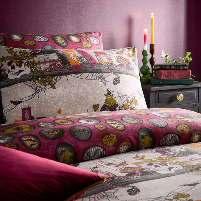 Witchy Tales Reversible Duvet Close Up