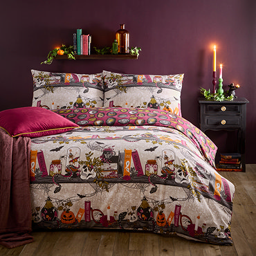 Witchy Tales Reversible Duvet Close Up