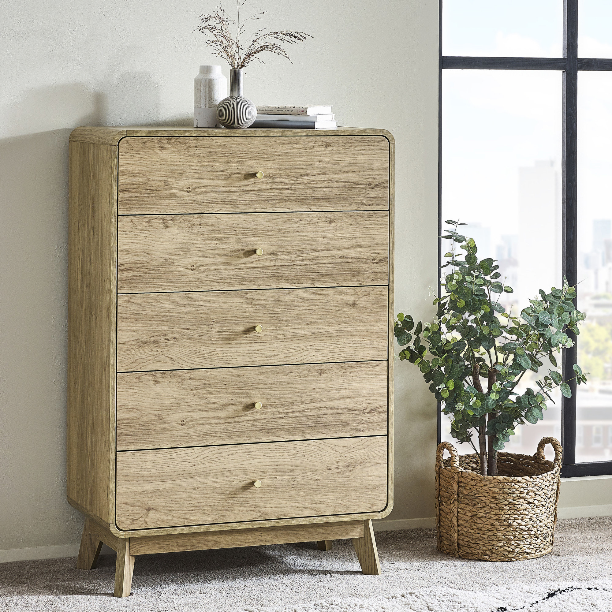 【なっお】①Fourleaf Base Freya 5 Drawer Chest | MFI