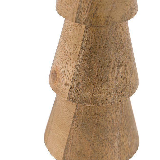 Wooden tree ornaments