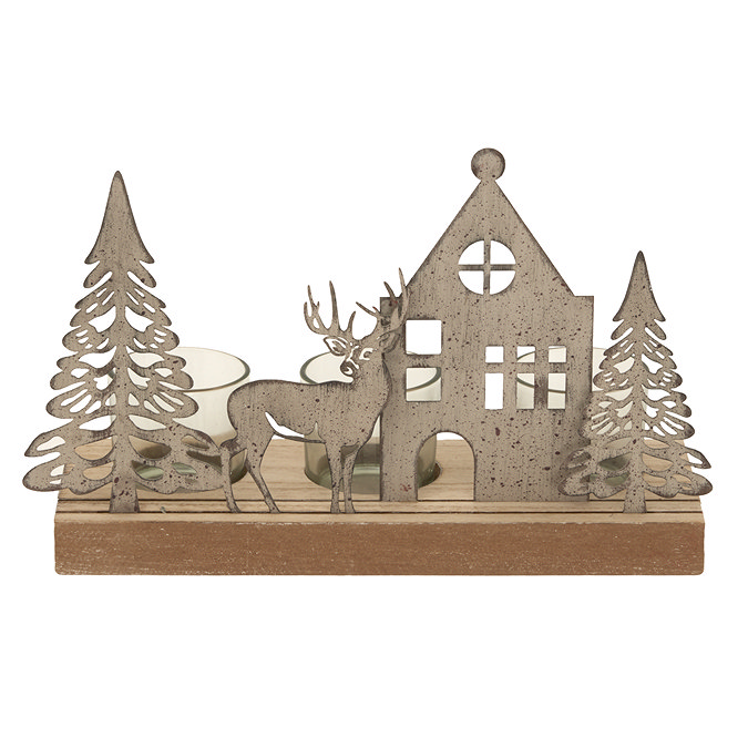 Woodland Rustic metal scene