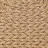 close up on woven coir material of doormat