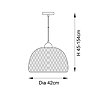 Wren ceiling pendant light image