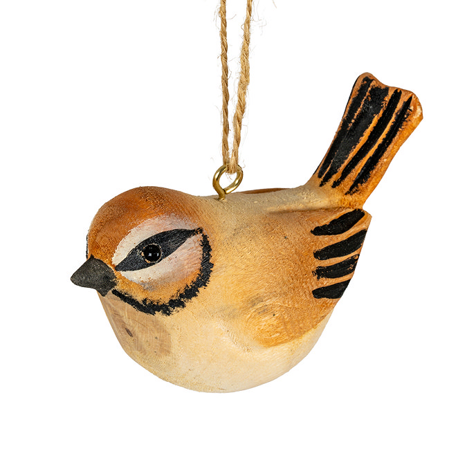 Yani Wooden Bird Decoration