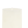 Zephyr Large Pillar Candle Pair white