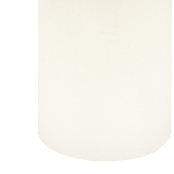 Zephyr Large Pillar Candle Pair white
