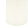 Zephyr Large Pillar Candle Pair white