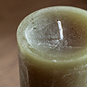 Zephyr pillar candle pair