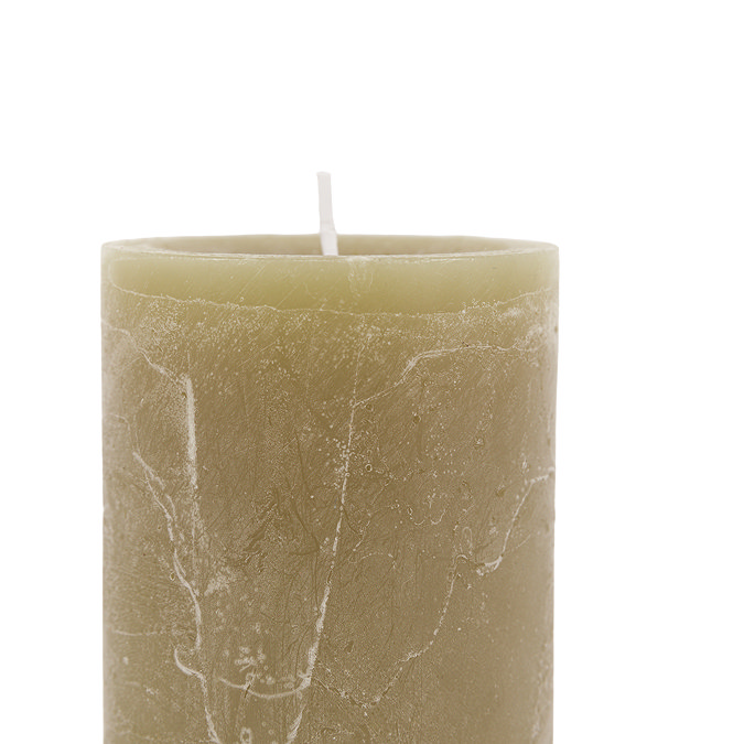 Zephyr pillar candle pair