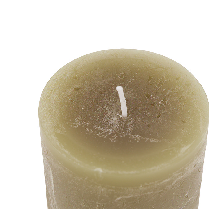Zephyr pillar candle pair