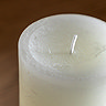 Zephyr Small pillar Candle pair
