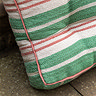 Zuma stripe woven floor cushion