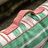 Zuma stripe woven floor cushion