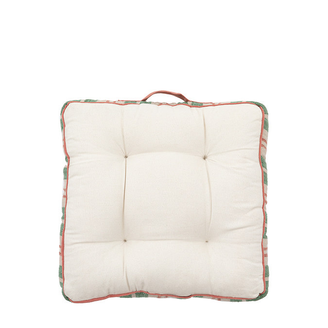 Zuma stripe woven floor cushion