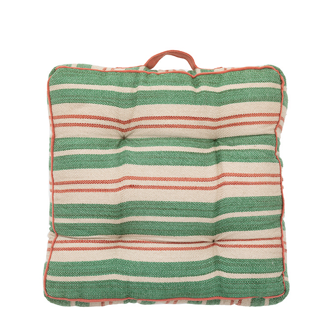 Zuma stripe woven floor cushion