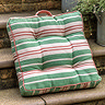 Zuma stripe woven floor cushion